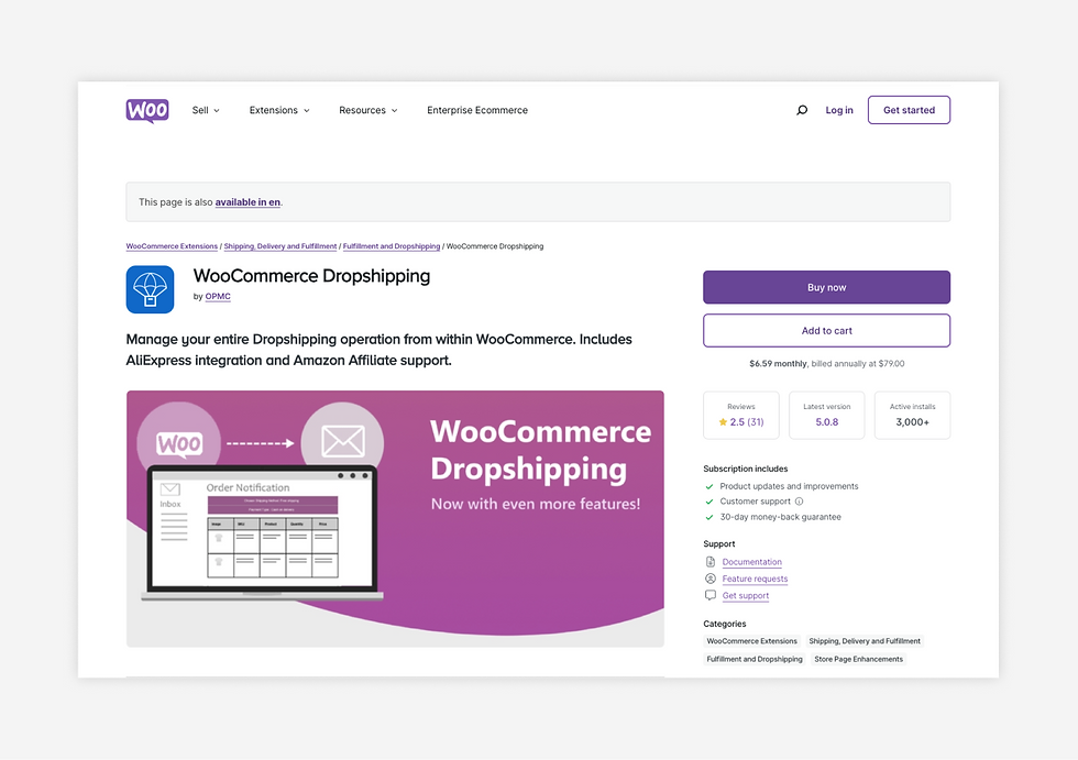 Featured image for best website extension for a dropshipping store .com or .shop - 7 best dropshipping website builders of ...