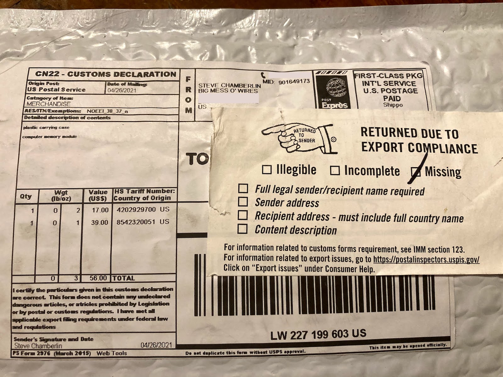 Featured image for can i get a refund from usps for late delivery - US Customs Export Control Says: I'm ...
