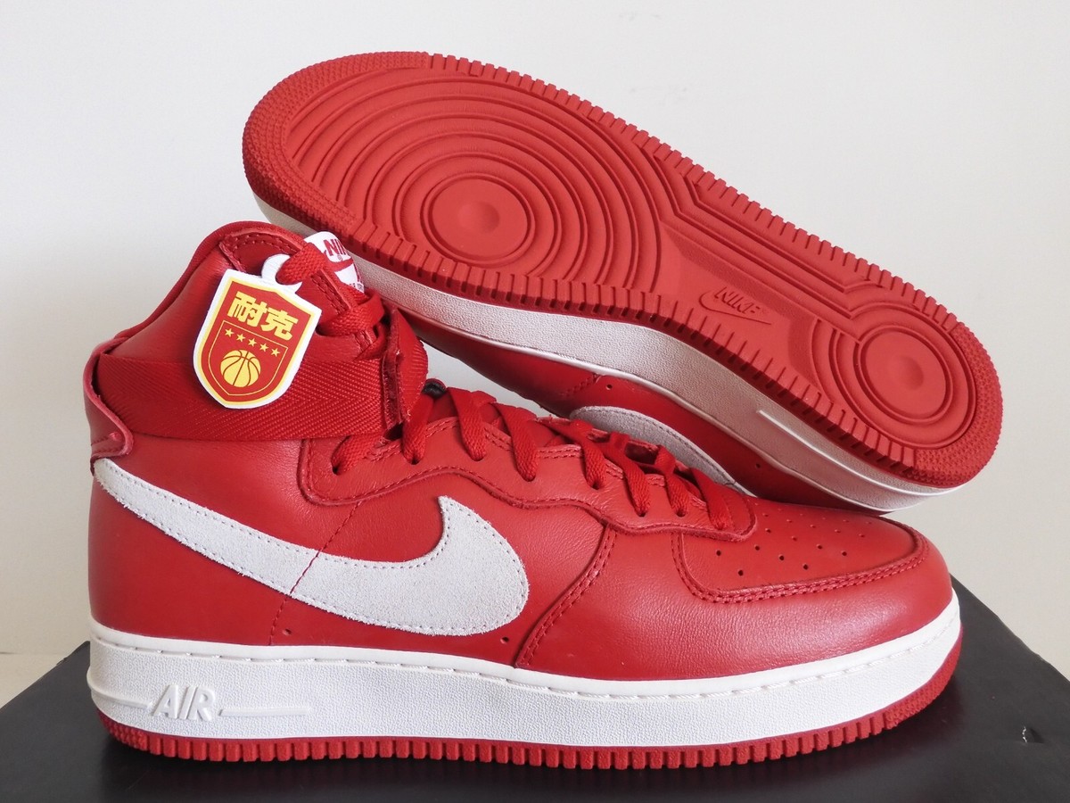 Featured image for cheap nike shoes from china free shipping - Nike Air Force 1 High 'NAI-KE' Sneakers | Red | Me