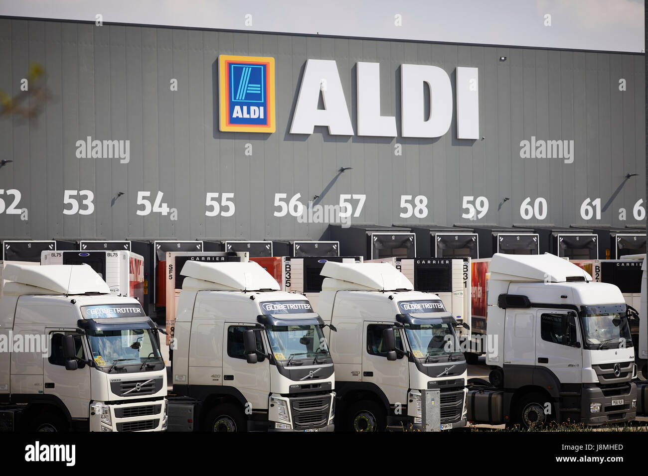 Featured image for delivery from aldi - Supermarket trucks hi-res stock ...