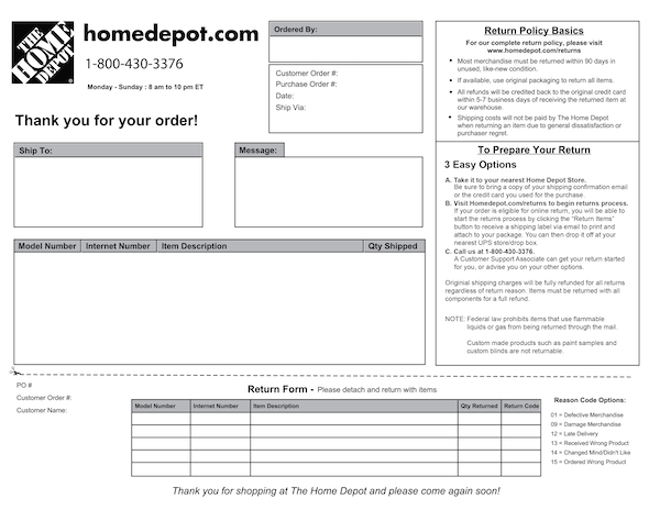 Featured image for delivery from home depot - Home Depot Marketplace Fulfillment ...