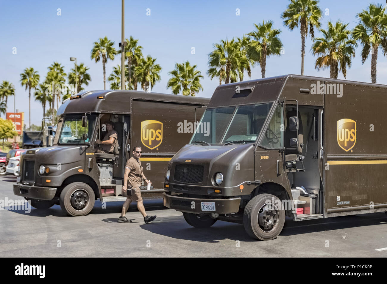 Featured image for delivery service from ups - Irvine, California, USA. 13th Sep, 2017 ...
