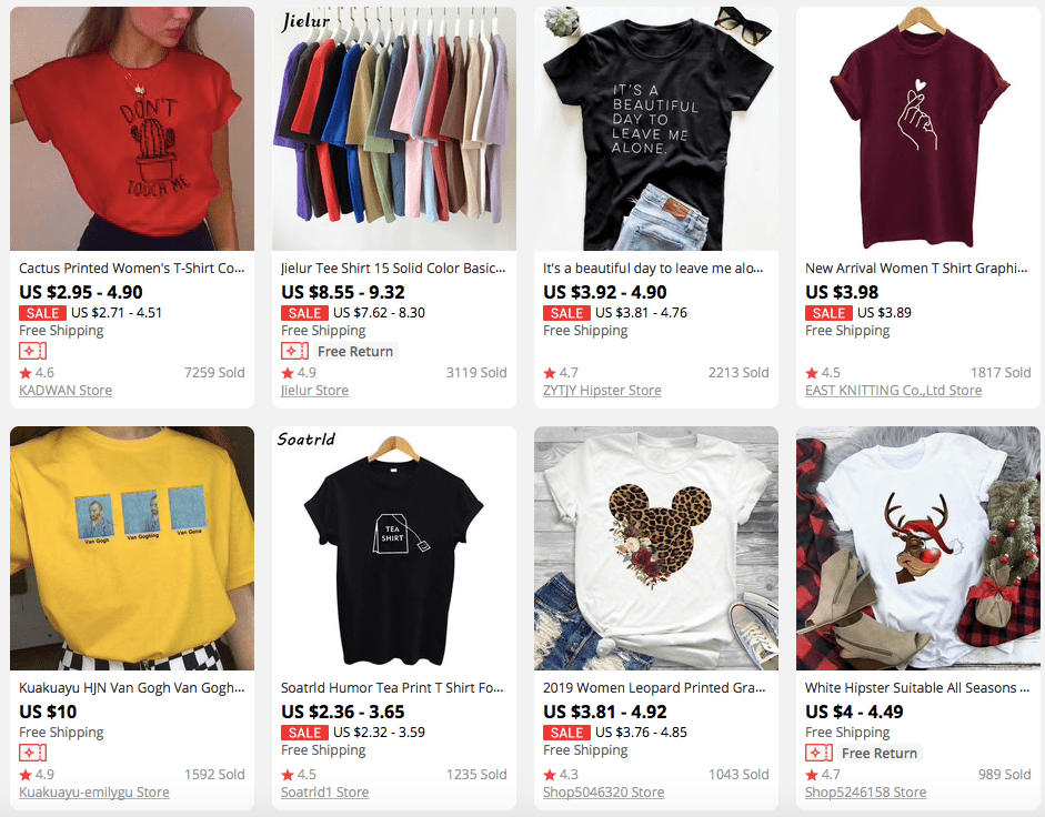 Featured image for dropshipping shirts - T-Shirt Dropshipping: 35+ Product Ideas ...