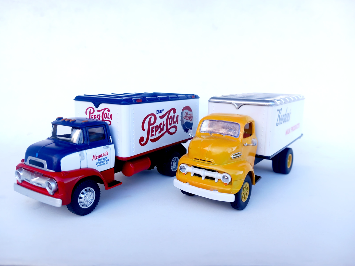 Featured image for free shipping from menards - 1950 Ford COE box van truck handmade ...