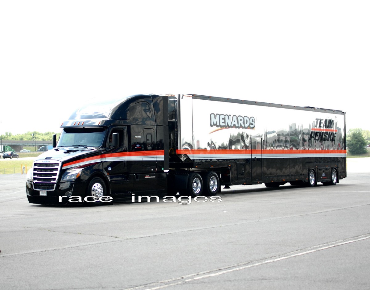 Featured image for free shipping from menards - PENSKE NASCAR HAULER 8x10 GLOSSY PHOTO ...