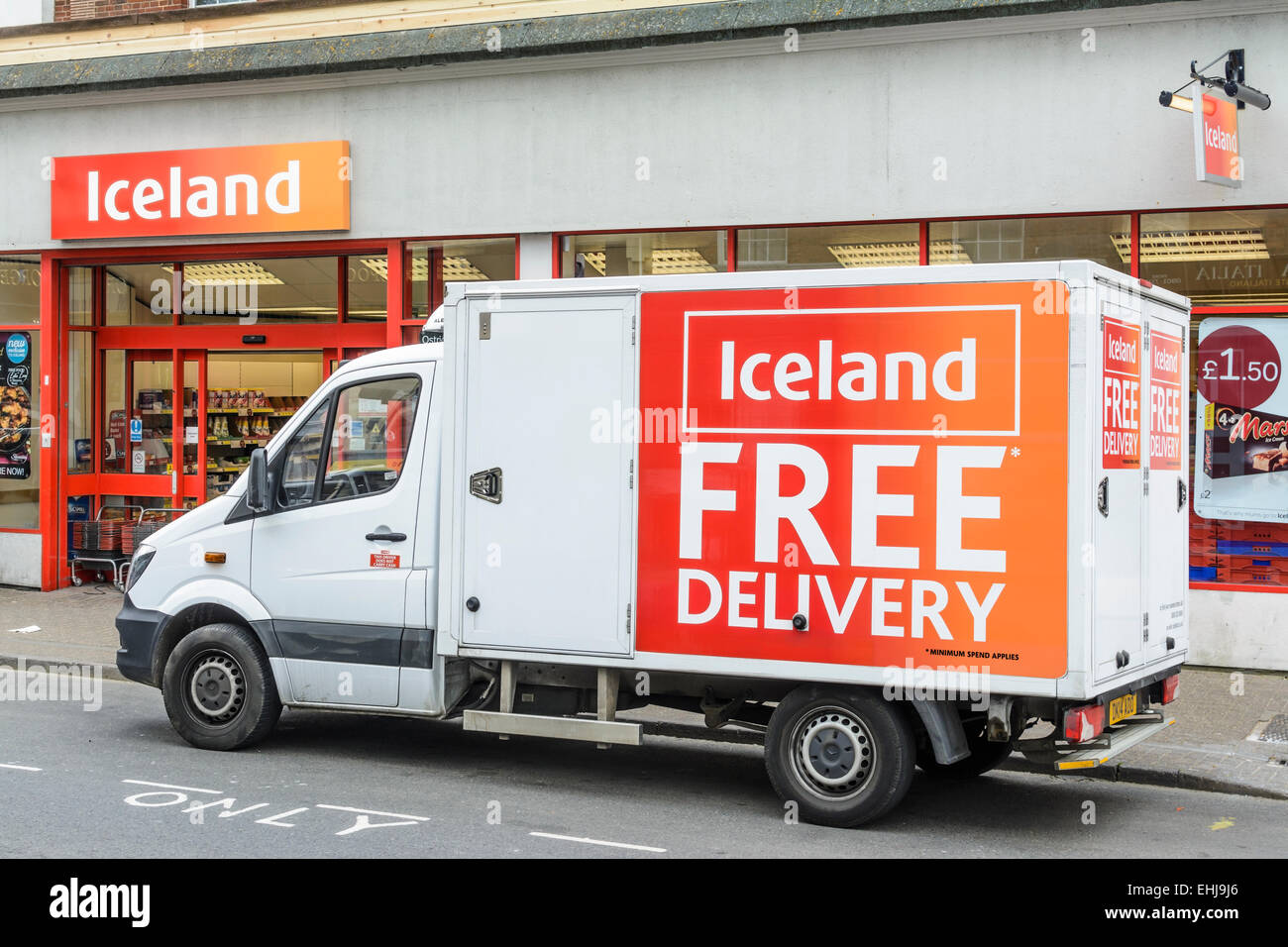 Featured image for home delivery from iceland - Iceland delivery van hi-res stock ...