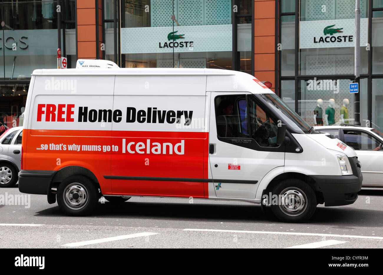 Featured image for home delivery from iceland - Iceland delivery van hi-res stock ...