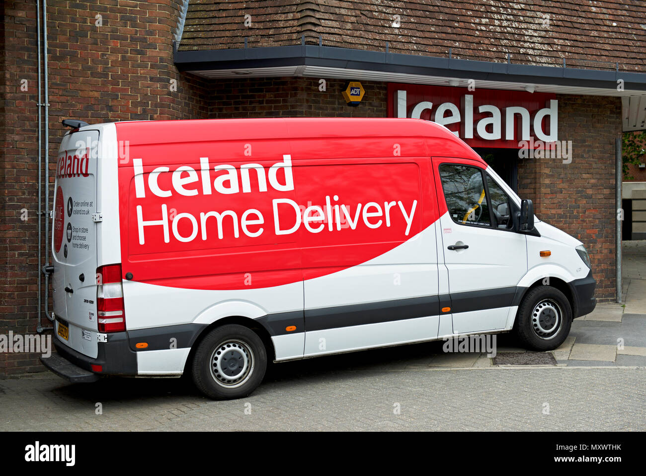 Featured image for home delivery from iceland - Iceland Home Delivery Van parked ...