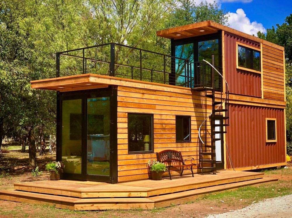 Featured image for homes made from shipping containers - Shipping Container Tiny Homes - Tiny Living