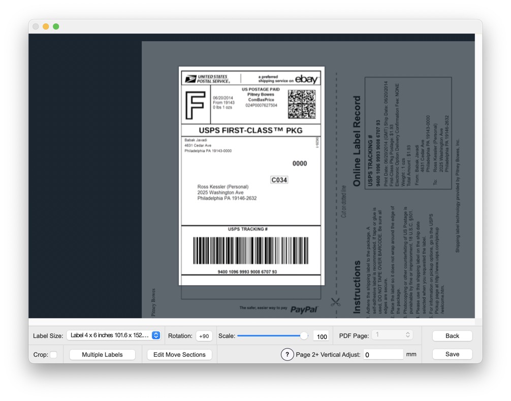 Featured image for how to get a shipping label from ebay - ebay website to your thermal printer on Mac