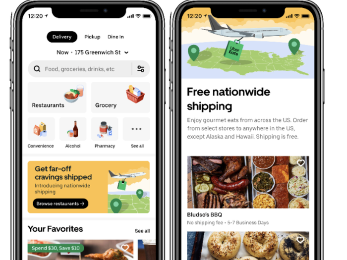 Featured image for how to get free delivery from doordash - Uber Eats Begins Shipping Food ...