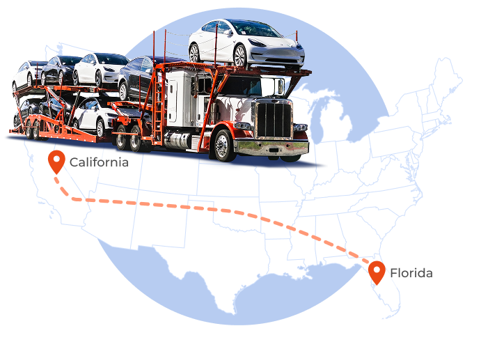 Featured image for shipping car from florida to california - Florida to California Car Shipping Service
