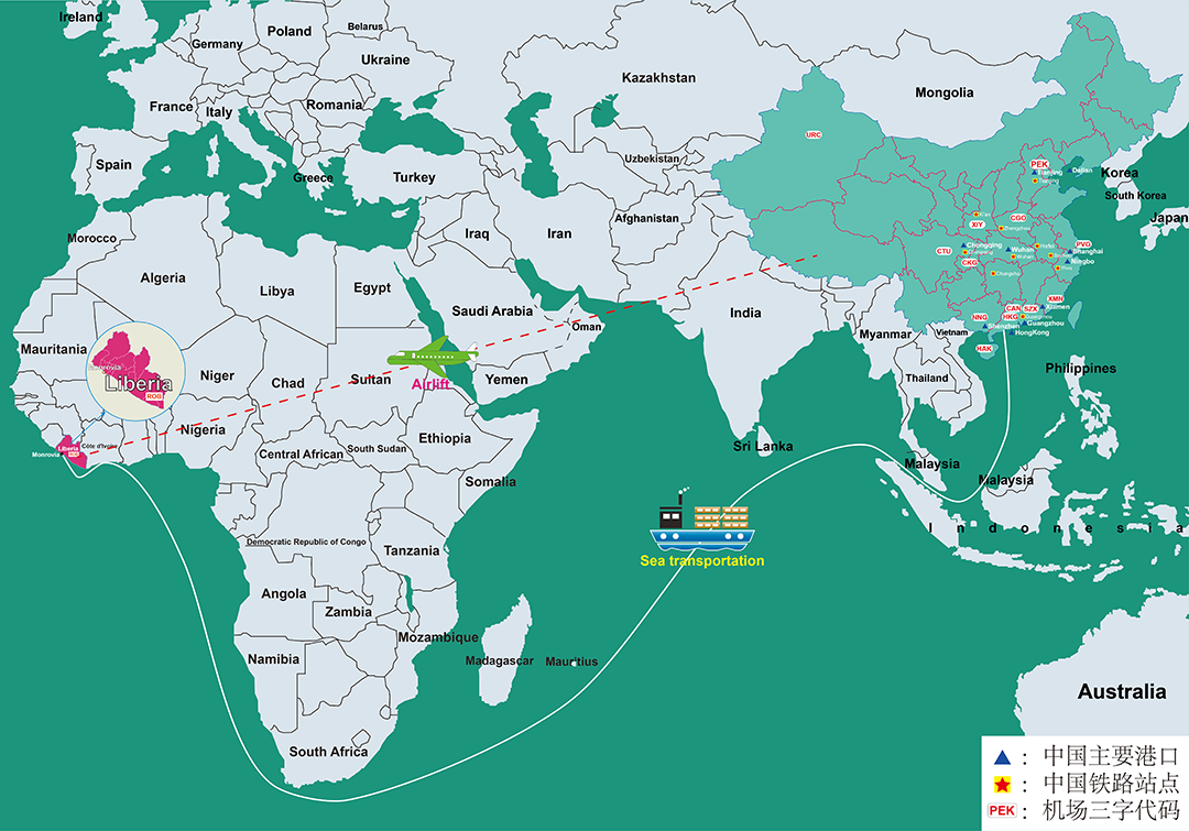 Featured image for shipping cost from china - from China to Liberia ...