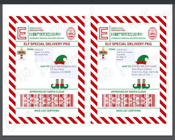 Featured image for shipping label from north pole - Editable North Pole Mailing Label From ...