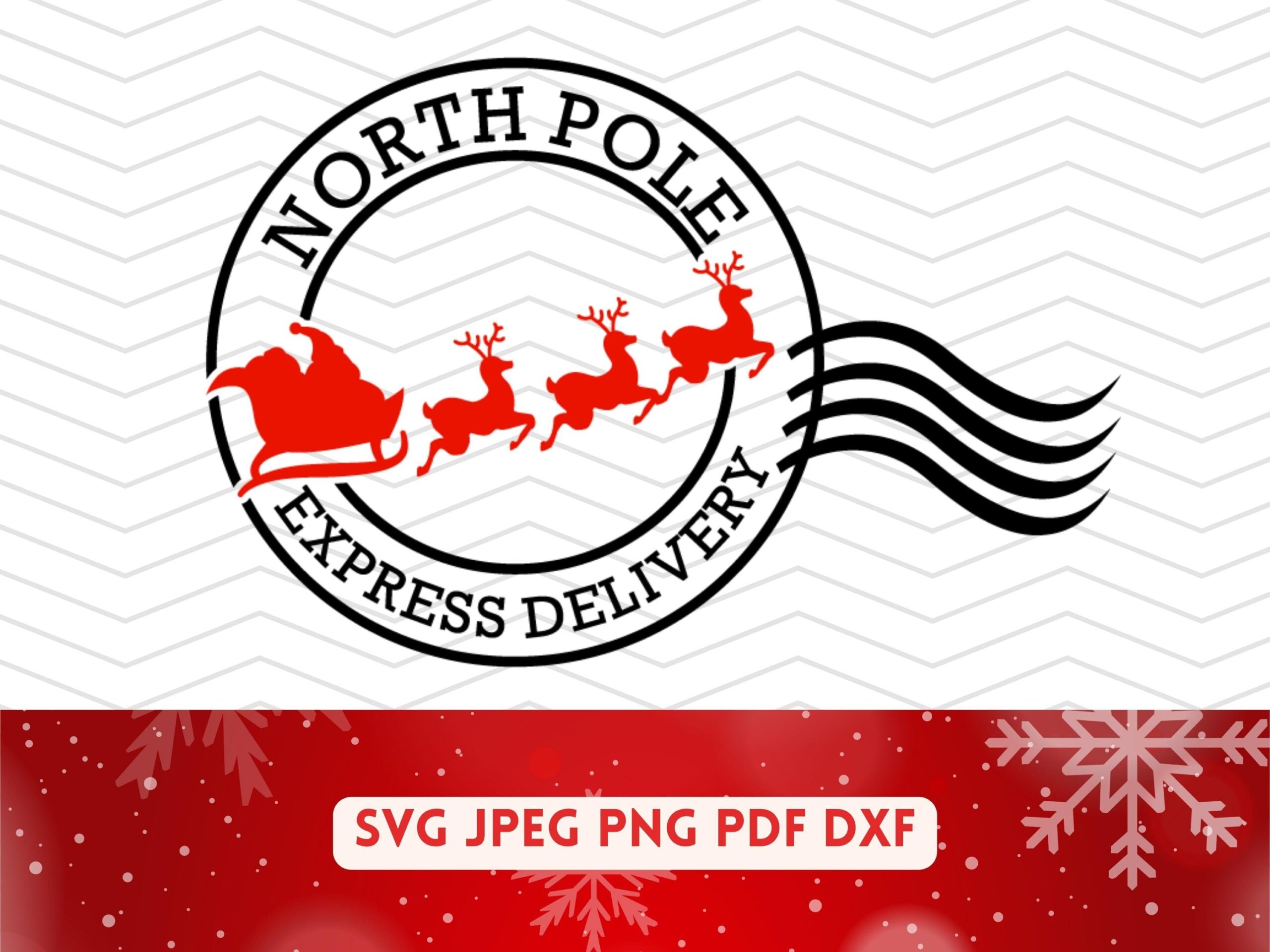 Featured image for special delivery from north pole stamp - North Pole Delivery - Etsy