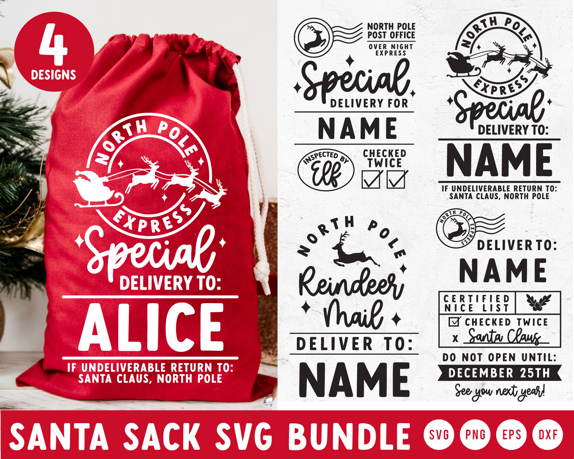 Featured image for special delivery from santa - Santas Delivery - Etsy