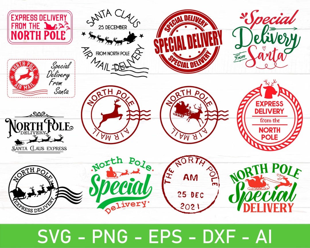 Featured image for special delivery from the north pole free printable - North Pole Delivery Svg, North Pole ...
