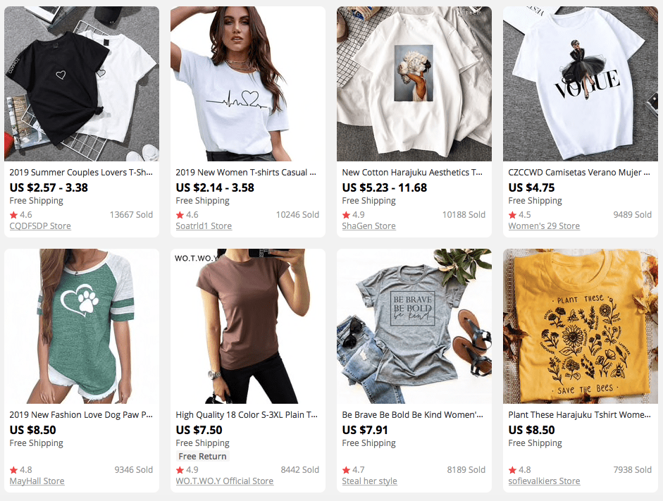 Featured image for t shirt dropshipping - T-Shirt Dropshipping: 35+ Product Ideas ...